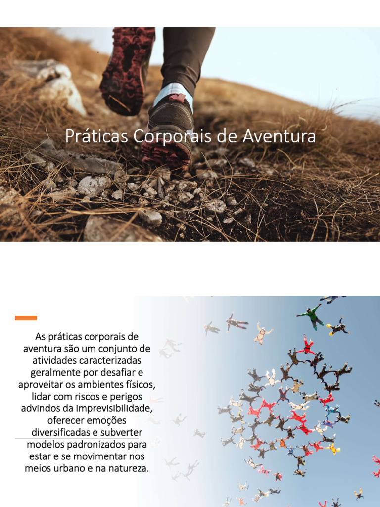 Práticas de Aventura: Modalidades e Benefícios | PDF | Recreação ao ar ...