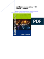 Test Bank For Macroeconomics 11th Edition Arnold