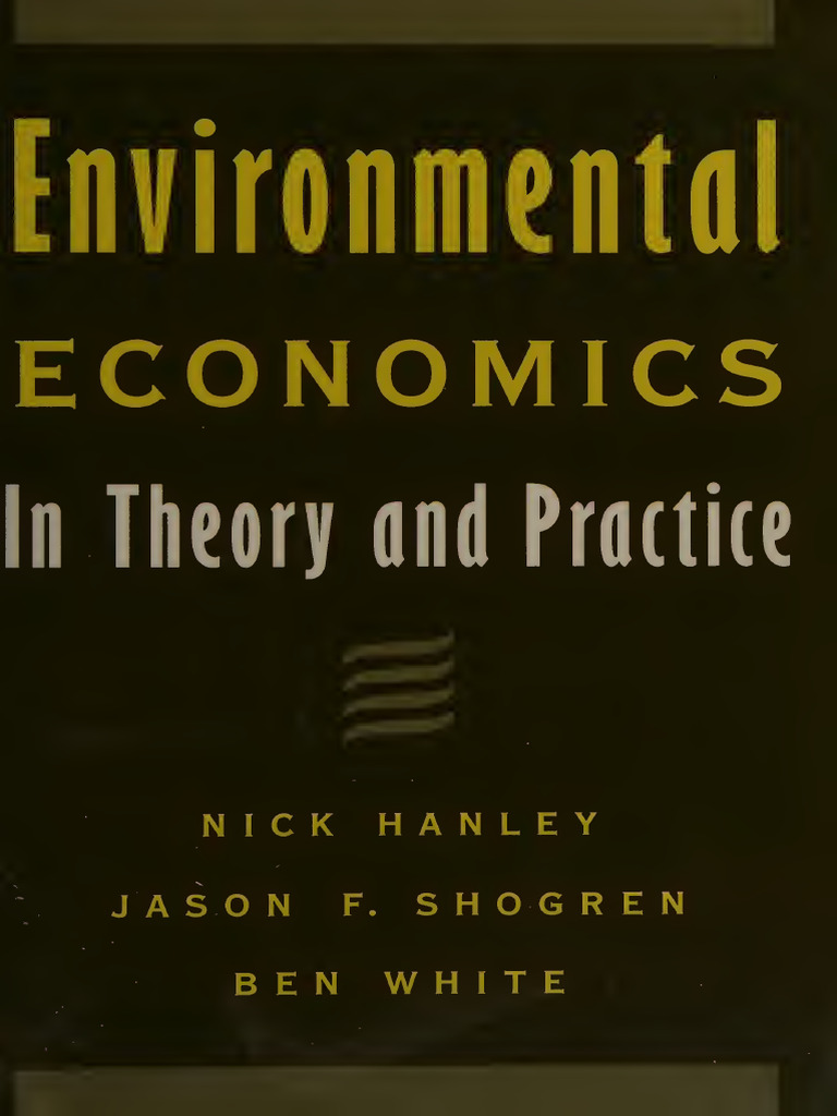 Environmental: Economics | PDF | Economic Equilibrium