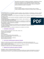 Dimensionamento de Condutores para Instalações Elétricas NBR 5410