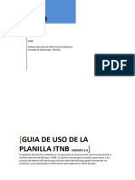 Manual Del Llenado Planilla ITNB Ver2