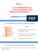 Aula 3 - Condução Unidimensional - Paredes Planas