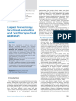 Lingual Frenectomy