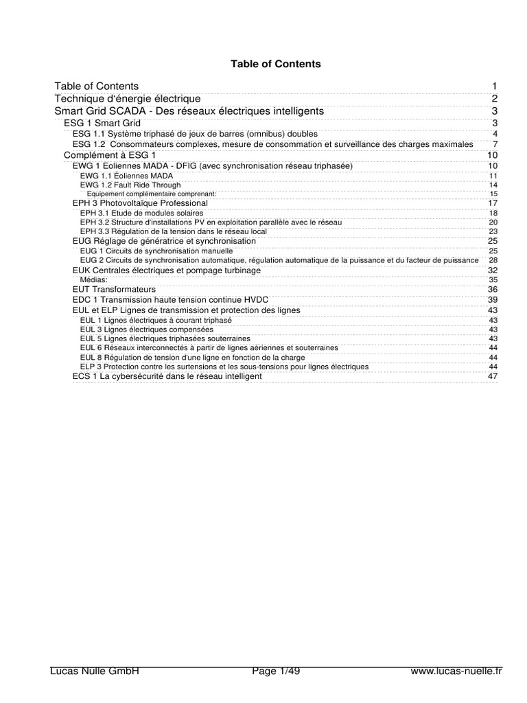Smart Grid SCADA et gestion énergétique | PDF | Grille intelligente ...