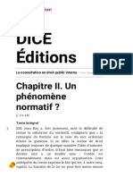 La Consultation en Droit Public Interne - Chapitre II. Un Phénomène Normatif - DICE Éditions