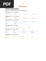 Exercices tables de multiplication - Année complète calcul mental CE1 CE2 - PDF - Bureau des Profs