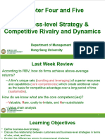 MGT4001 Business-Level Strategy Competitive Rivalry