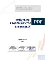 Manual de Procedimiento de Enfermeria 2021