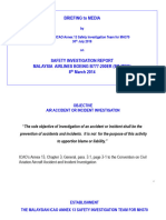 MH 370 Safety Investigation Report Slides