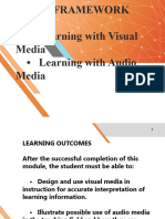 Learning With Visual and Audio Media