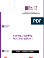 Coding Decoding Practice Session 1 1