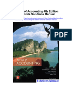 Survey of Accounting 4th Edition Edmonds Solutions Manual