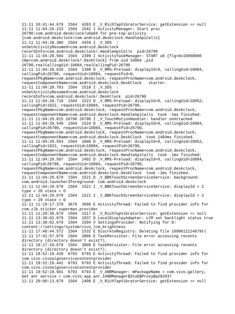 Log | PDF | Computer File | Software