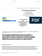 Estrategias Didácticas para Enseñar A Aprender - Educrea