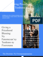Administering Priesthood Blessings