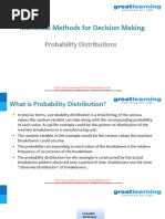 Probability Distribution