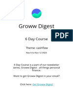 Groww Digest 6-Day-Course - 6 Nov To 12 Nov 23