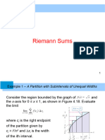 10 Riemann Sums, Definite Integrals and Fundamental Theorem of Calkulus