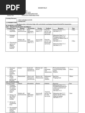 SESSION PLAN