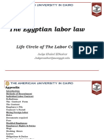 The Egyptian Labor Law New