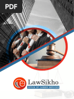 LawSikho Placement Brochure