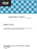 Barthel Index: Patient Independence Assessment | PDF | Health Care ...