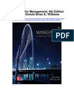 Test Bank For Management 8th Edition Angelo Kinicki Brian K Williams