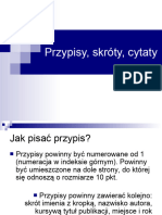 Przypisy, Skróty, Cytaty