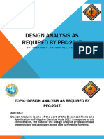 Design Analysis Presentation-Engr Aragon