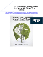 Test Bank For Economics Principles For A Changing World 5th Edition Eric Chiang