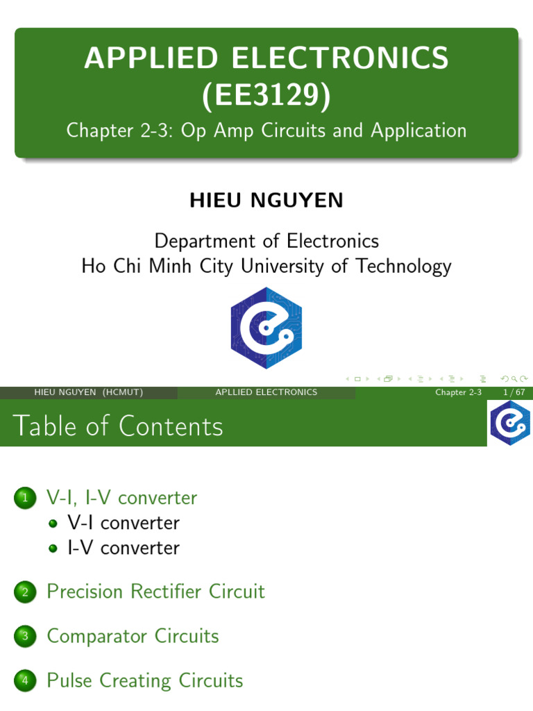 Chapter2 3 Op Amp Application Pdf Operational Amplifier Computer