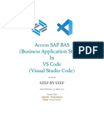 Connect VS Code With SAP BAS in 4 Easy Steps 1682889180