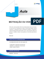 Aula 06 - Motivação Ou Vontade