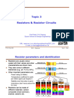 Topic 3 - Resistors & Resistor Circuits (Slides)