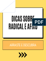 Dicas radicais e afixos