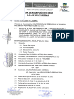 Acta Recepción Uras