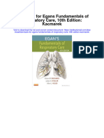 Test Bank For Egans Fundamentals of Respiratory Care 10th Edition Kacmarek