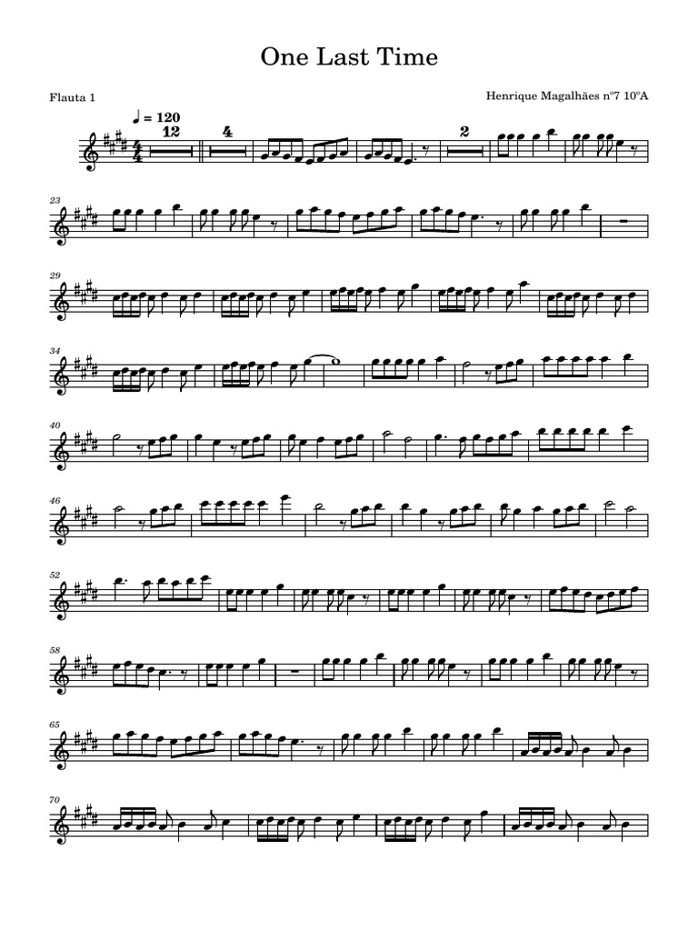 One Last Time 1 | PDF
