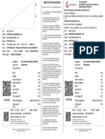 Bilhete de Passagem - Isac Antonio Pereira Parente - Sao Luis Do Curu - Ce - Fortaleza - Ce