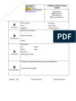 2.2.2 Formulir Sbar Operan Pasien