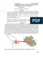 Caracterizarea Morfografică A Reliefului Câmpiei Bîcului Inferior, Republica Moldova