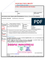 Polisemia y Monosemia