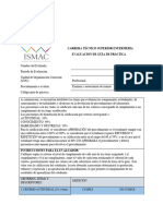 Carrera Técnico Superior Enfermería Evaluacion de Guía de Práctica