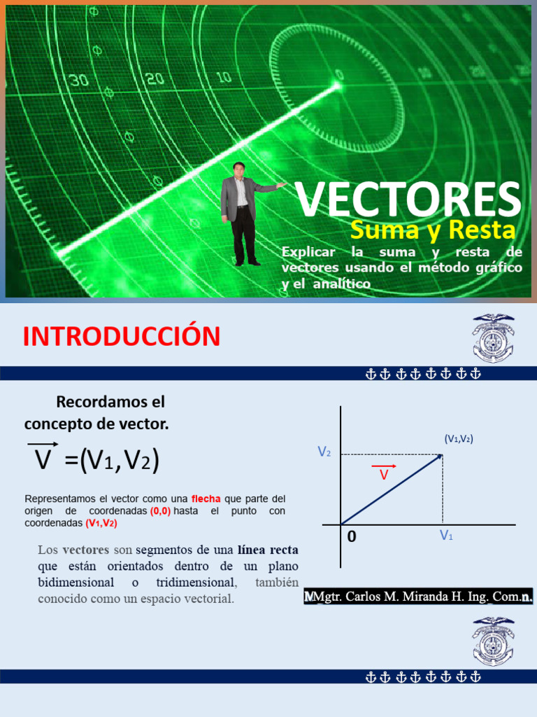 Suma y Resta de Vectores en Gráfica | PDF | Espacio vectorial | Matemáticas