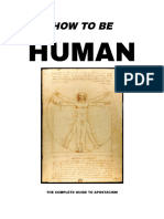 How To Be Human (First Draft)