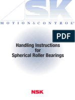 Handling Instructions For Spherical Roller Bearings