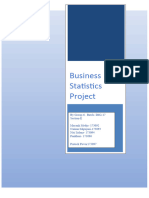 Business Statistics Project