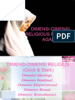 Dimensi-Dimensi Religius Psikologi Agama