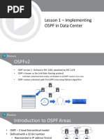 Click To Edit Master Title Style: Lesson 1 - Implementing OSPF in Data Center