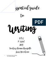 Writing Booklet 2019